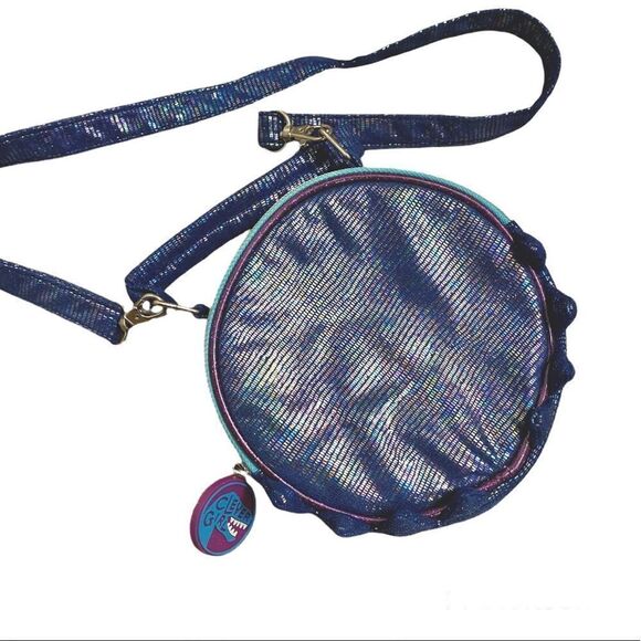 Jurassic World Clever Girl blue dinosaur around Circle, Crossbody bag purse - Picture 1 of 9